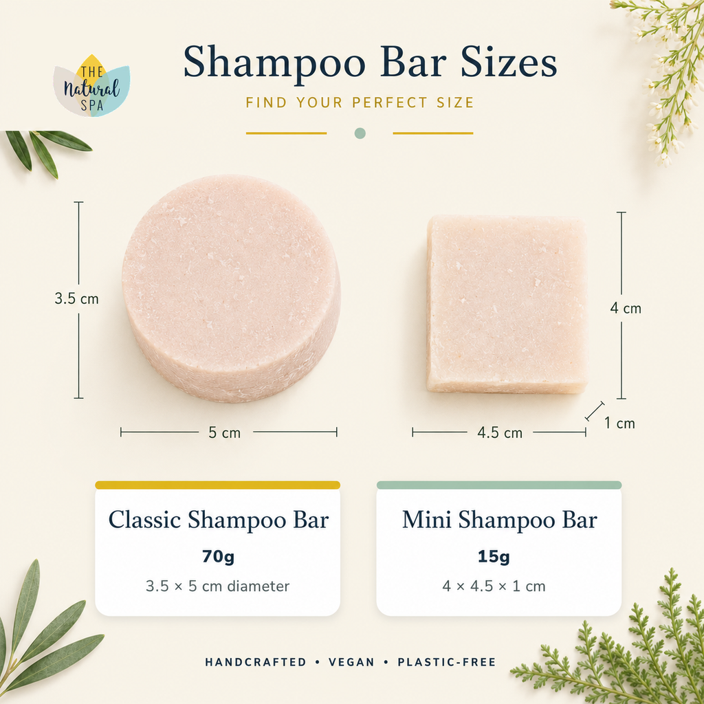 Rose, Lavender & Grapefruit Shampoo Bar | Natural Hair Wash for All Hair Types | Vegan, Plastic-Free Hair Care