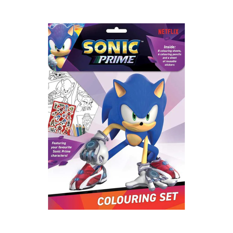 Sonic Prime Colouring Set