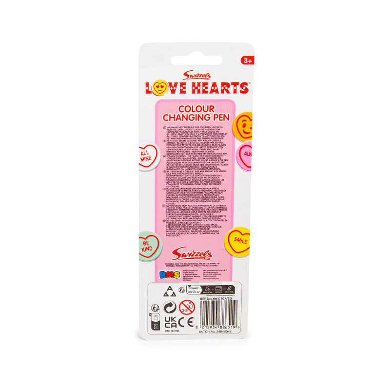 Swizzels Love Hearts Scented 10 Colour Pen