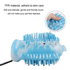 Histotree Pet Foot Washing Cup Multifunctional Dog Paw Cleaning Brush, Color: Large (Purple)