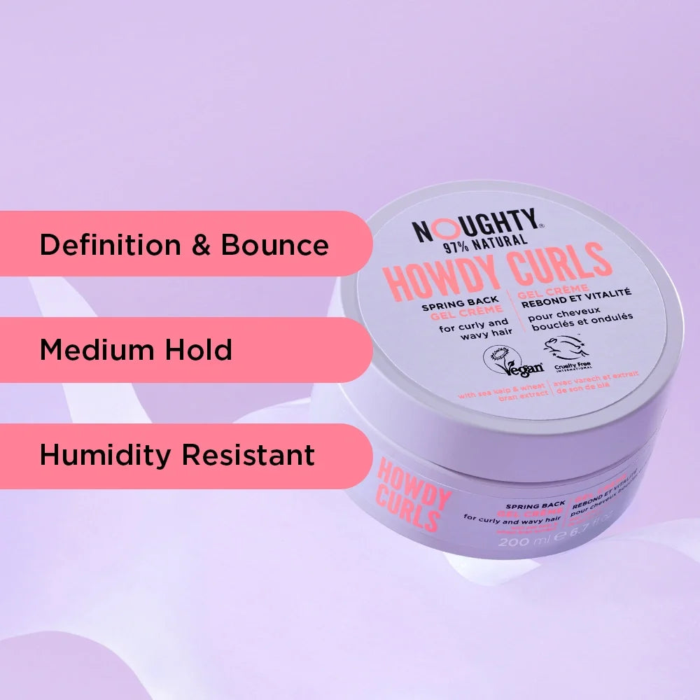 Howdy Curls Spring Back Gel Crème - 200ml