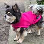 Tiny Toastie Water-Repellent Fleece Dog Coat - Hot Pink - Wellbeing Pets