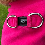 Tiny Toastie Water-Repellent Fleece Dog Coat - Hot Pink - image 10 - Wellbeing Pets