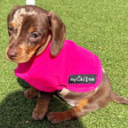 Tiny Toastie Water-Repellent Fleece Dog Coat - Hot Pink - image 8 - Wellbeing Pets