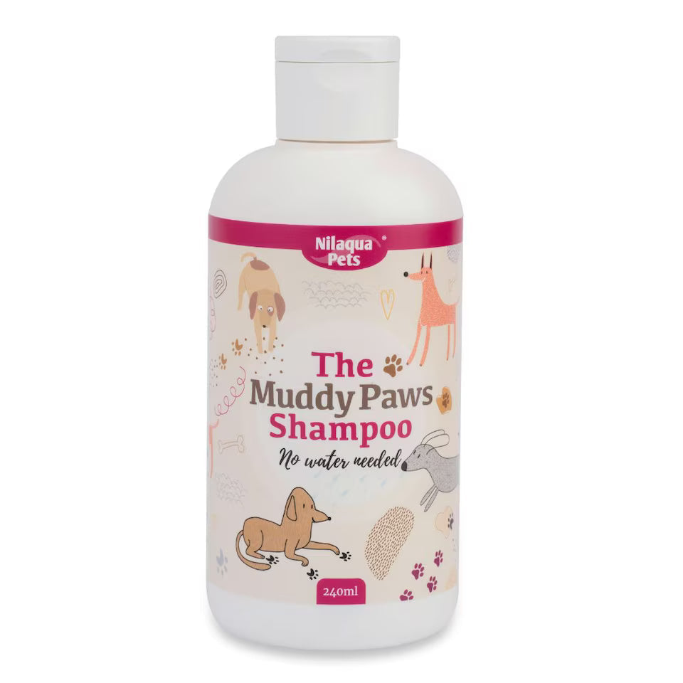 Nilaqua Muddy Paws No-Rinse Dog Shampoo | 240ml product image