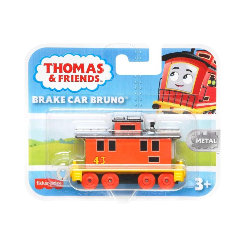 Thomas & Friends Push Along Connectable Diecast Train - Brake Car Bruno