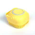 Silicone Shampoo-Dispensing Bath Brush for Dogs & Cats product image