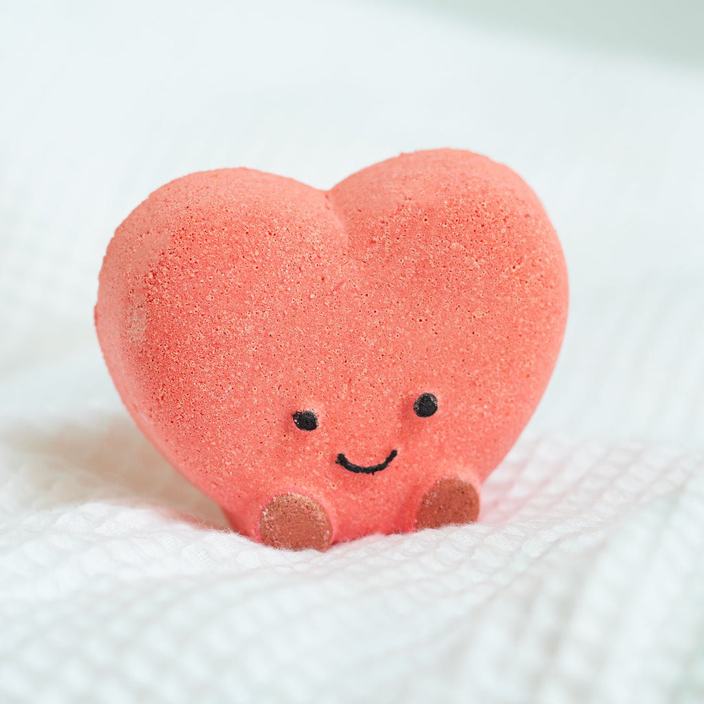 Adorable Heart Bath Bomb – Love Mood