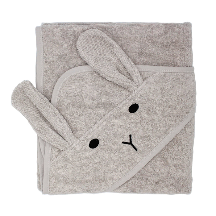 Animal Hooded Baby Towels – Organic Cotton (Fox, Lion, Rabbit Designs)
