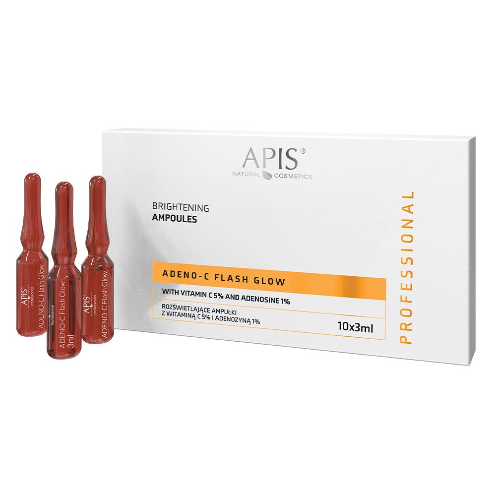 ADENO-C Flash Glow - Brightening Ampoules with vitamin C 5% & adenosine 1% 10x3ml