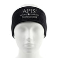 Apis Black Velour Cosmetic Headband with Logo | Beauty Accessory