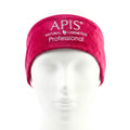Apis Fuchsia Velour Cosmetic Headband with Logo | Beauty Accessory