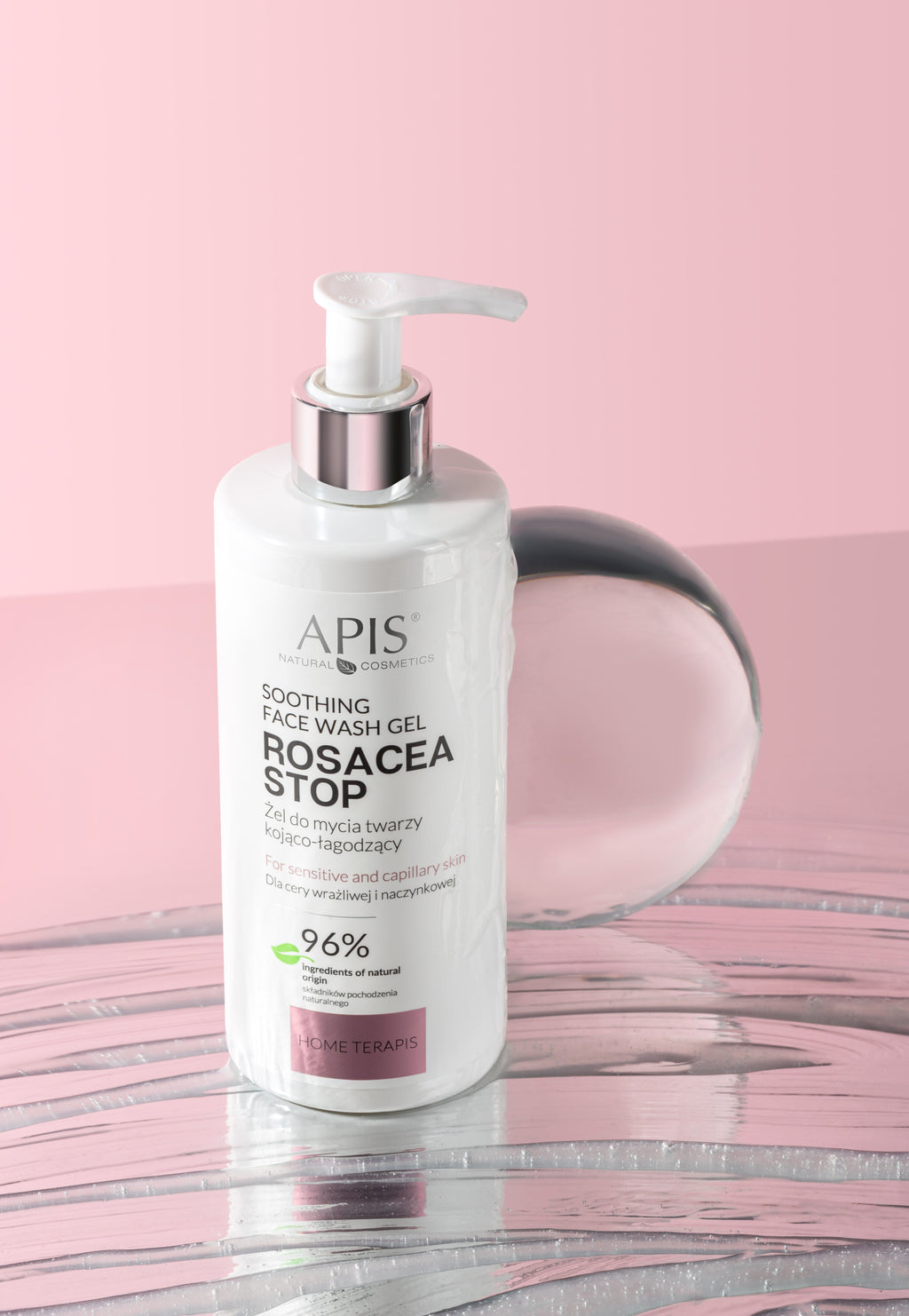 Apis Rosacea-Stop Soothing & calming facial cleansing gel | 300 ml