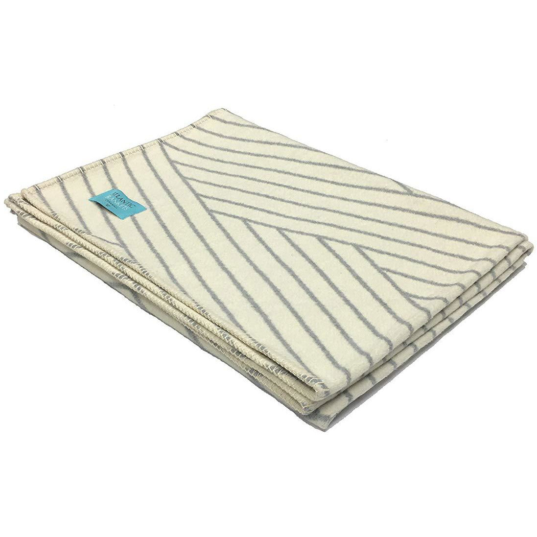 Atlanta blanket Grey Coastal Plains Cotton Single Size Bed Blanket( Throw)