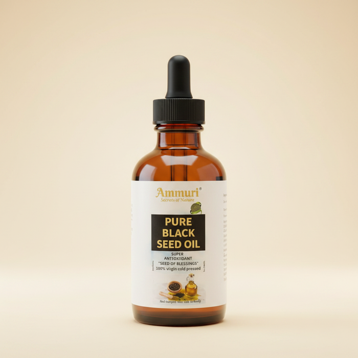 Cold-Pressed Black Seed Oil for Skin & Hair | Ammuri