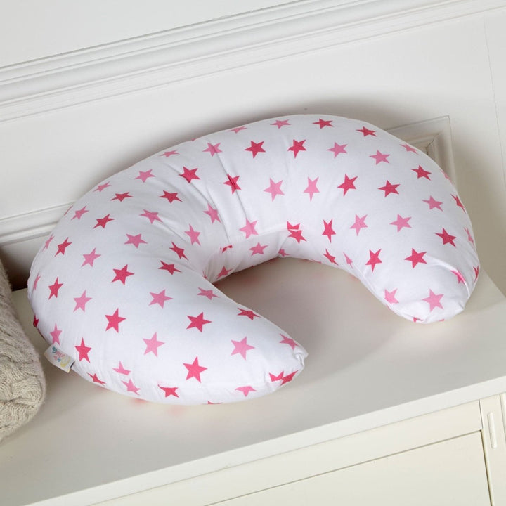 Breast Feeding Nursing Pillow - Little Pink Star (COVER ONLY)