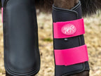 Double Locking Brushing Boots - Pink - image 4 - Wellbeing Pets