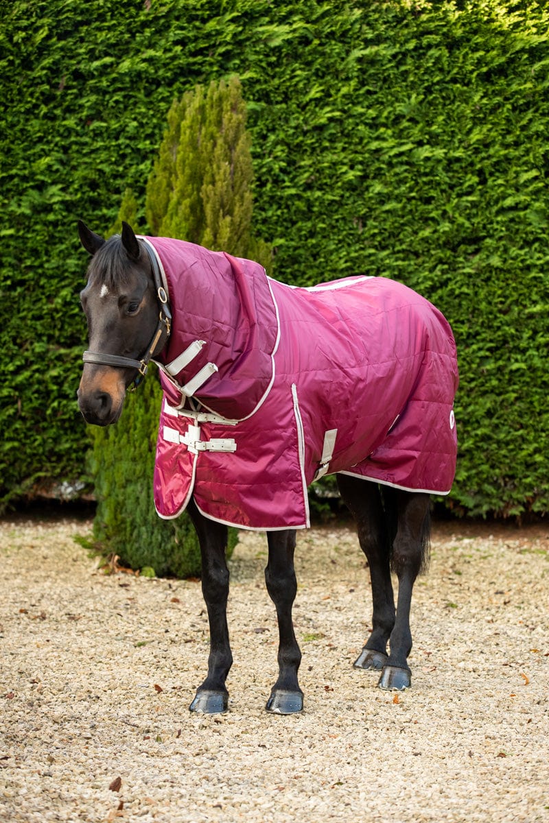 50g Stable Rug With Detachable Neck - Burgundy - image 2 - Wellbeing Pets