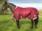 200G Detachable Neck Turnout Rug - Burgundy - image 5 - Wellbeing Pets