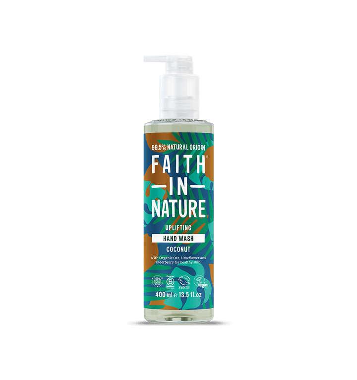 Coconut Hand Wash 400ml – 99.5% Natural Origin with Organic Coconut Oil