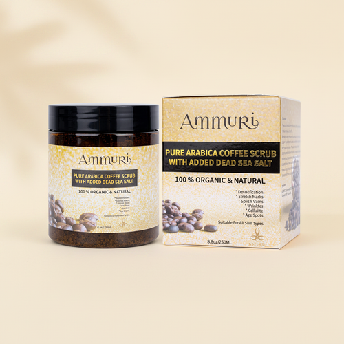 Arabica Coffee Scrub Face Mask for Exfoliation & Glow | Ammuri