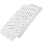 Crib Jersey Fitted Sheets 100% Cotton 40x90cm - Pack Of 4 - Fits All Models