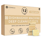 Dishwasher Deep Cleaning Tablets – 12 Pack for Fresh & Efficient Machines
