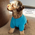 Dog Fleece Coat - Blue - image 2 - Wellbeing Pets