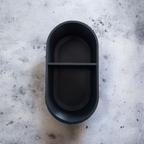 Modern Kitchen Utensil Holder - Dual Compartment & Timeless Design