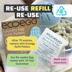 Ecoegg Bio Laundry Egg Fresh Linen 70 Washes Refillable Detergent Alternative