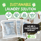 EcoEgg Enzyme Laundry Detergent – Sensitive Skin, Aquatic-Friendly, Vegan Formula