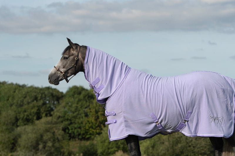 Fleece Rug With Neck Cover - Violet - image 4 - Wellbeing Pets