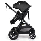 For Your Little One Cruise 3 In 1 Travel System With Car Seat And ISOFIX Base - Eclipse Black (Free Cupholder / Seat Liner Included!)