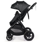 For Your Little One Cruise 3 In 1 Travel System With Car Seat And ISOFIX Base - Eclipse Black (Free Cupholder / Seat Liner Included!)