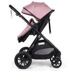 For Your Little One Cruise 3 In 1 Travel System With Car Seat And ISOFIX Base - Blush Rose (Free Cupholder And Seat Liner Included!)