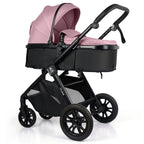 For Your Little One Cruise 3 In 1 Travel System With Car Seat And ISOFIX Base - Blush Rose (Free Cupholder And Seat Liner Included!)