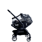 For Your Little One Qubi Infant Car Seat Stroller 7 Piece Bundle - Eclipse Black