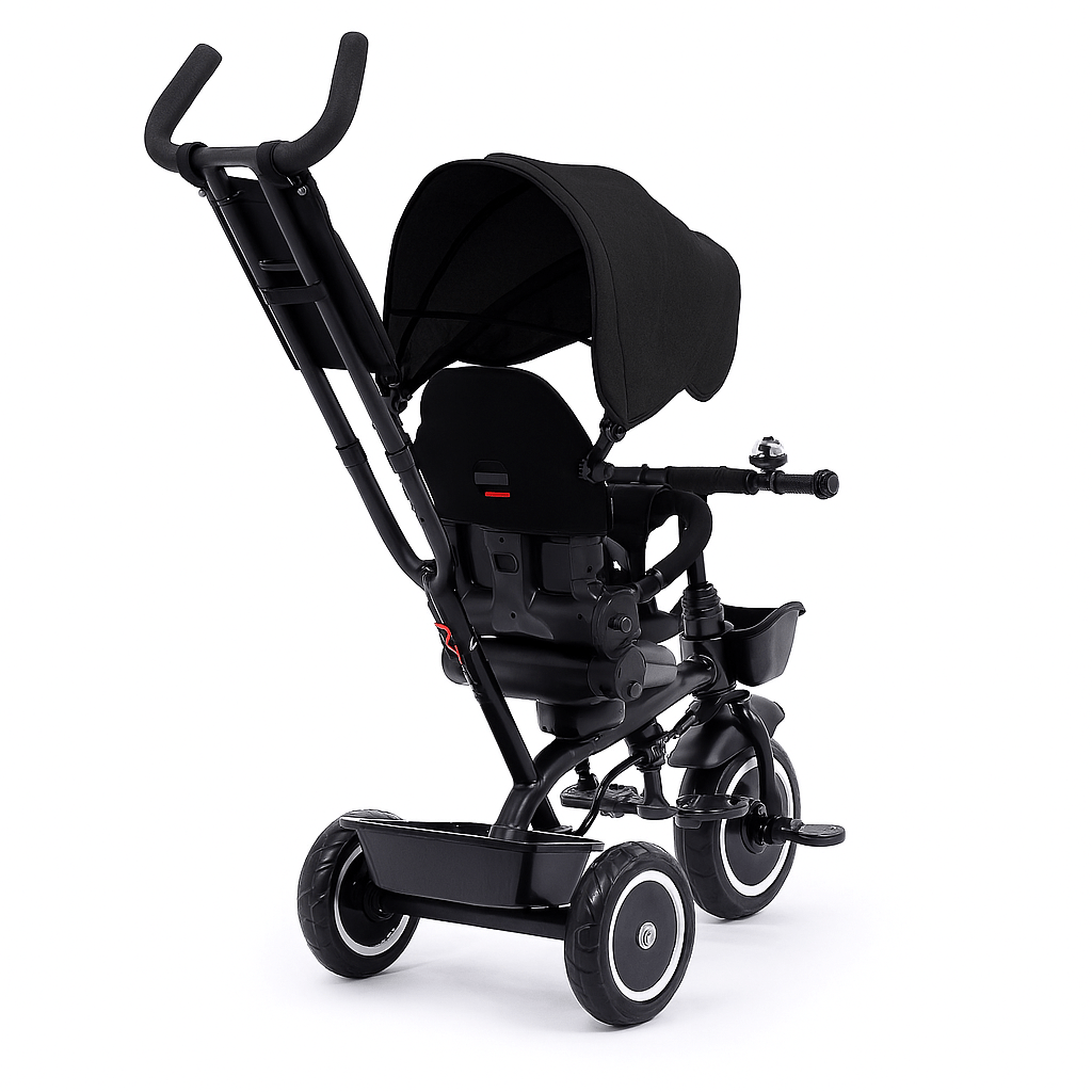Foryourlittleone 6 in 1 Trike V3 - Black (9 months - 5 years)