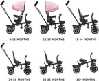 Foryourlittleone 6 in 1 Trike V3 - Black (9 months - 5 years)