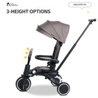 Foryourlittleone Xplor 6 in 1 Foldable Trike - Pastel Pink (10m-4y)