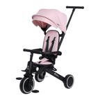 Foryourlittleone Xplor 6 in 1 Foldable Trike - Pastel Pink (10m-4y)