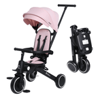Foryourlittleone Xplor 6 in 1 Foldable Trike - Pastel Pink (10m-4y)