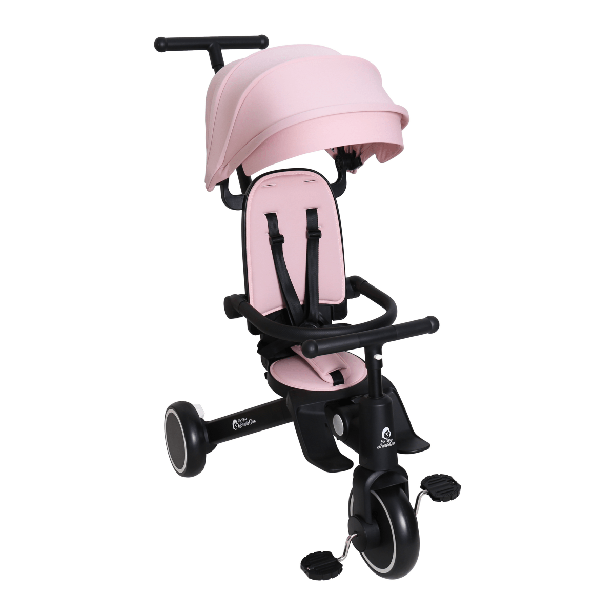 Foryourlittleone Xplor Plus 6 in 1 Foldable Trike - Pastel Pink (10m-4y)
