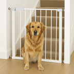 FYLO Baby Safety Stair Gate Pressure Fit Extra Wide - White
