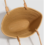 Chic Raffia Woven Straw Tote Bag