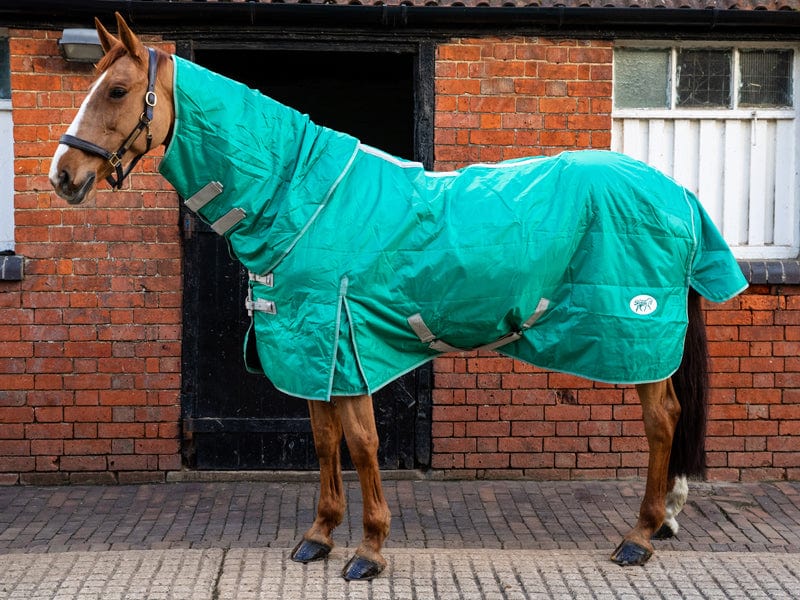 50g Stable Rug With Detachable Neck - Green - Wellbeing Pets