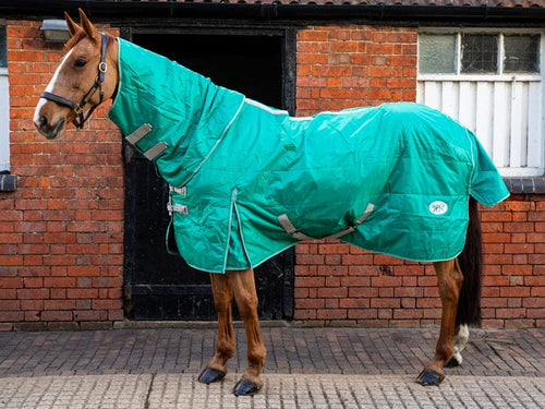 50g Stable Rug With Detachable Neck - Green - Wellbeing Pets