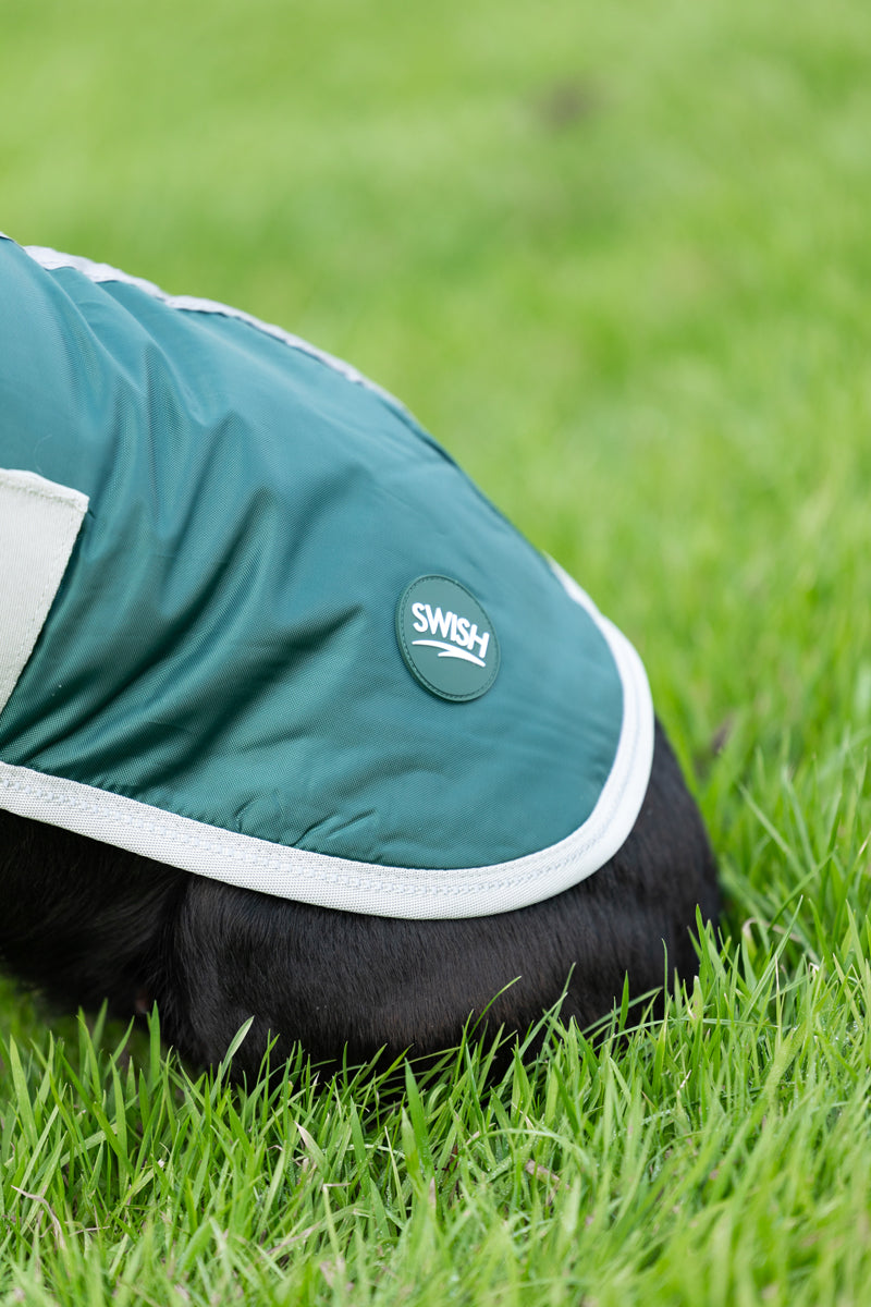 Classic Waterproof Dog Coat 240g - Hunter Green - image 4 - Wellbeing Pets