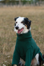 Wide Fit Fleece Dog Jumper - Hunter Green - image 5 - Wellbeing Pets