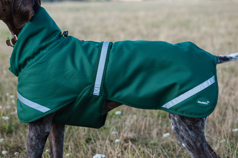 Luxe Waterproof Dog Coat 250g - Hunter Green - image 4 - Wellbeing Pets